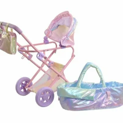 Magical Dreamland Baby Doll Stroller & Carrier Iridescent