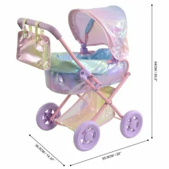 Magical Dreamland Baby Doll Stroller & Carrier Iridescent