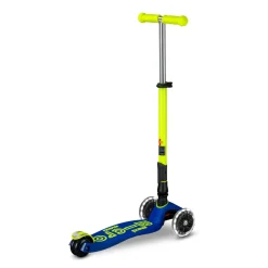 Maxi Deluxe Foldable LED Scooter - Neon Canary Yellow