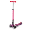 Maxi Deluxe Foldable Neon LED Scooter - Ultra Pink