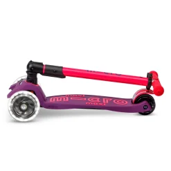 Maxi Deluxe Foldable Neon LED Scooter - Ultra Pink