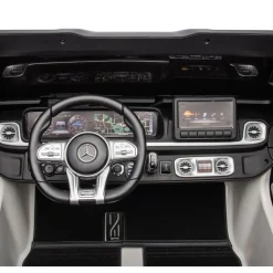 Mercedes G-Wagon 24V 4x4 2-Seater Ride on Car - White