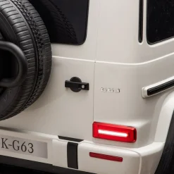 Mercedes G-Wagon 24V 4x4 2-Seater Ride on Car - White