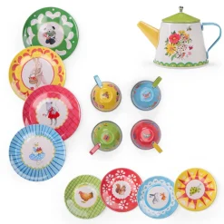 Metal Tea Set - The Big Family