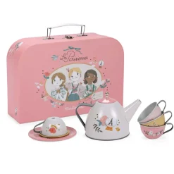 Metal Tea Set with Suitcase - The Parisiennes