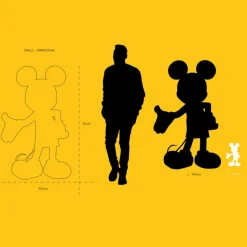 Mickey Mouse 12" Welcome Studio Figurine - White & Gold