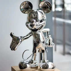 Mickey Mouse 12" Welcome Studio Figurine - Silver