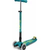 Micro Maxi Foldable LED Scooter - Petrol Green