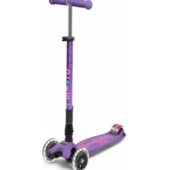 Micro Maxi Foldable LED Scooter - Purple