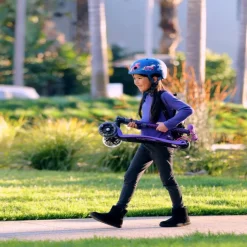 Micro Maxi Foldable LED Scooter - Purple
