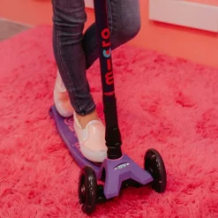 Micro Maxi Foldable LED Scooter - Purple