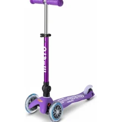 Micro Mini Foldable LED Scooter - Purple