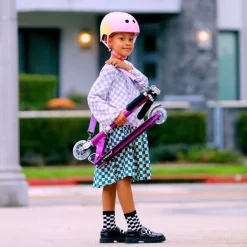Micro Sprite LED Scooter - Purple Stripe