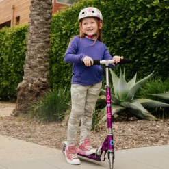 Micro Sprite LED Scooter - Purple Stripe