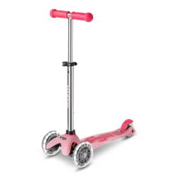 Mini Deluxe Glow LED Plus Scooter - Frosty Pink