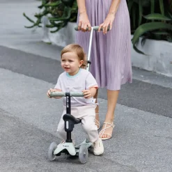 Mini Deluxe Rock & Go LED Scooter - Olive Sage