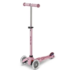 Mini Deluxe Rock & Go LED Scooter - Dusty Rose