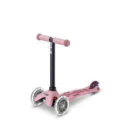 Mini Deluxe Rock & Go LED Scooter - Dusty Rose