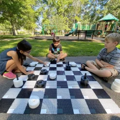 Mini-Giant Checker Pieces