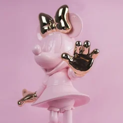 Minnie Mouse 12" Welcome Studio Figurine - Pastel Pink & Rose Gold