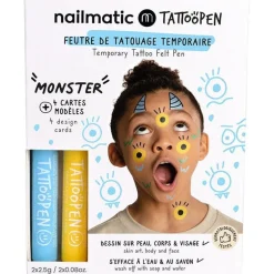 Monster Tattoo Pen Set for Kids