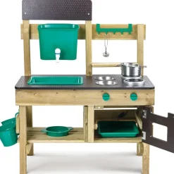 Mud Kitchen Wooden Toy Playset with Accessories