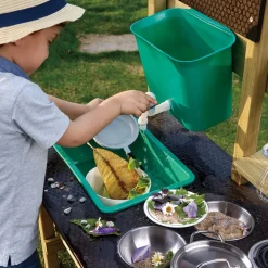 Mud Kitchen Wooden Toy Playset with Accessories