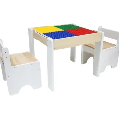 Multi-Activity Table with Reversible Tabletop & Chairs Set
