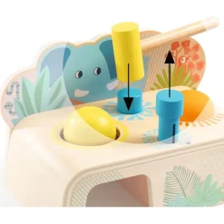 Multi Tap Hammer Wooden Toy