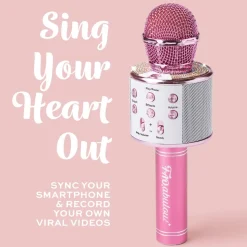 Musical Microphone Rhinestone Bluetooth Broadcaster