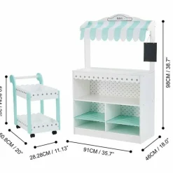 My Dream Bakery Shop Dessert Stand - White/Mint