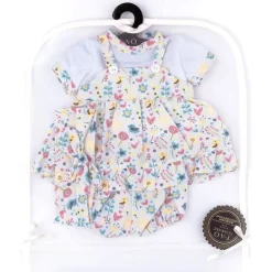 My FAO Doll Outfit - Flower and Rainbow Dungarees