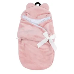My FAO Doll Swaddle - Orchid Pink With Ears