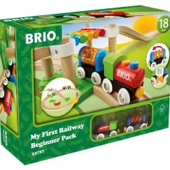 My First Railway Beginner Pack Wooden Toy Train Set