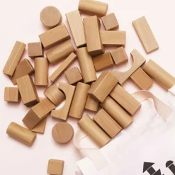 Natural Wood Building Blocks