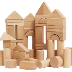 Natural Wood Building Blocks