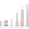 New York City Edition Acrylic Chess Set with Marble Hatch Board