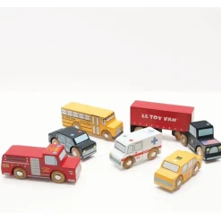 New York Wood Toy Car Set - 7 Piece
