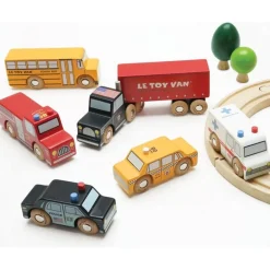 New York Wood Toy Car Set - 7 Piece