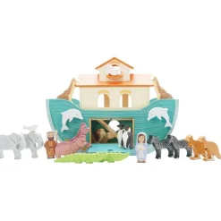 Noah’s Great Wooden Ark & Animals - 23 Pieces