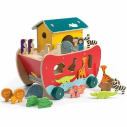Noah's Shape Sorter Ark Wooden Toy