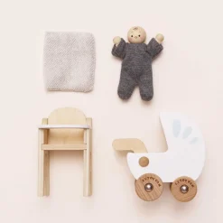 Nursery Dollhouse Furniture Set