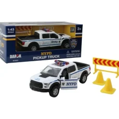 NYPD Die-Cast Metal Pick-Up Truck