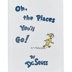 Oh The Places You'll Go by Dr. Seuss Leather-Bound Book