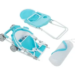 Olivia's Little World Baby Doll 3 Piece Nursery Set - Blue