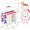 Olivia's Little World - Little Princess Baby Doll Changing Station with Storage