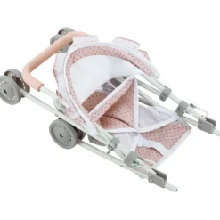 Olivia's Little World Polka Dot Princess Baby Doll 3 Piece Nursery Set - Pink