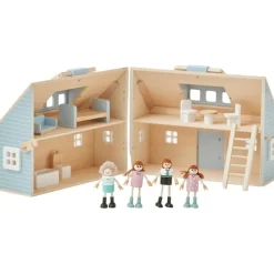 Olivia's Little World Quaint Portable Dolls Cottage & Accessories for 3.5" Dolls