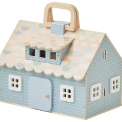 Olivia's Little World Quaint Portable Dolls Cottage & Accessories for 3.5