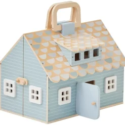 Olivia's Little World Quaint Portable Dolls Cottage & Accessories for 3.5
